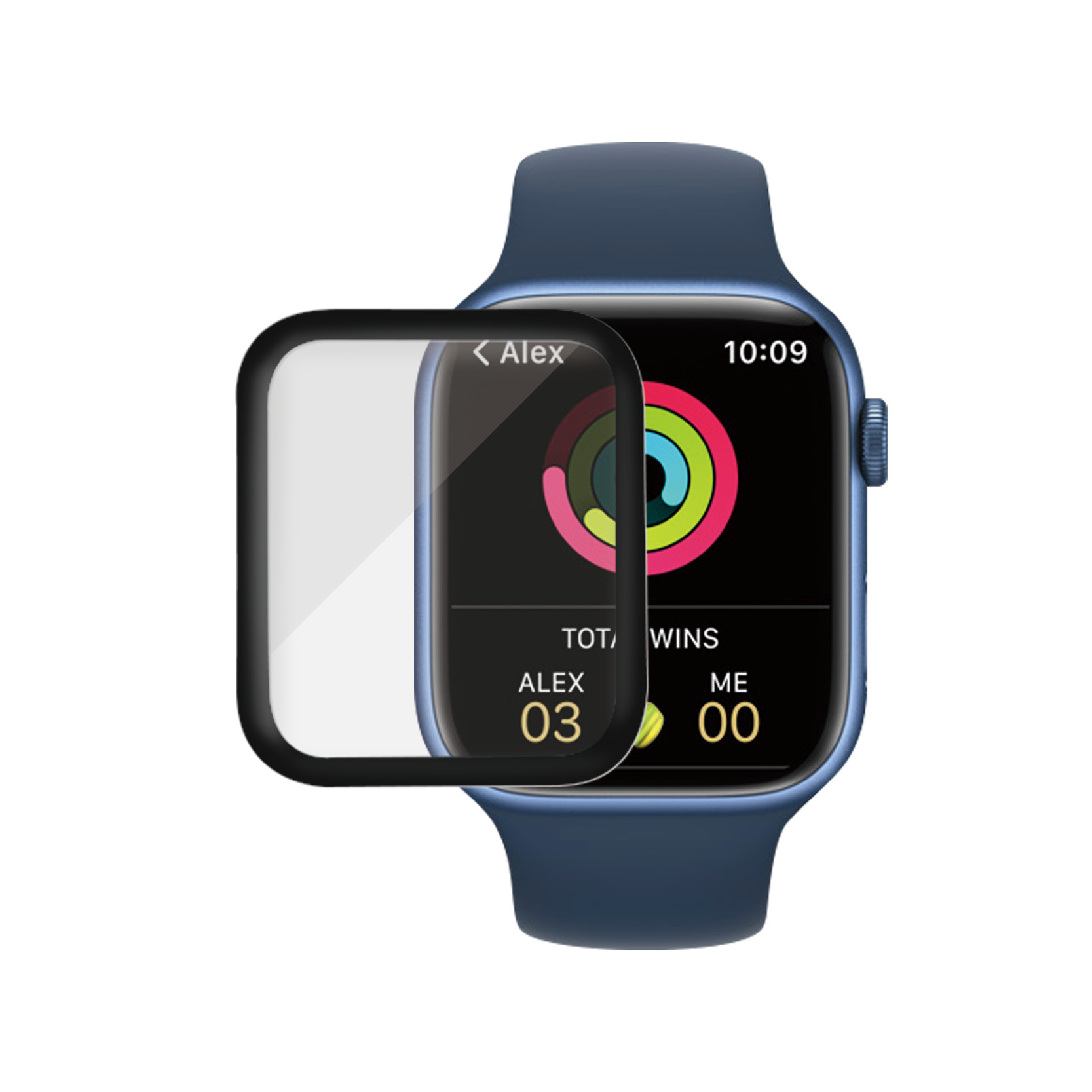 PanzerGlass ® Apple Watch Series 9 | 8 | 7 | 45mm | Skærmbeskyttelse