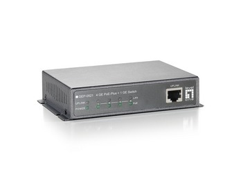LevelOne GEP-0521 netværksswitch Ikke administreret Gigabit Ethernet (10/100/1000) Strøm over Ethernet (PoE) Grå