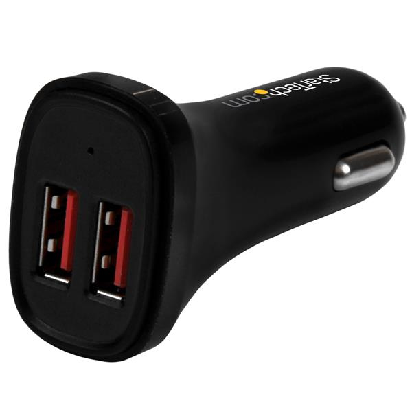 StarTech.com USB2PCARBKS oplader til mobil enhed Universel Sort Cigartænder Automatisk
