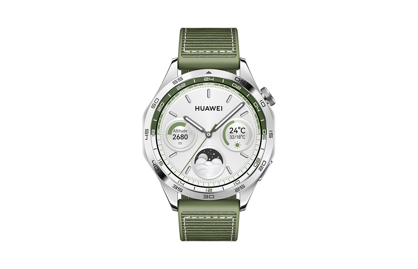 Huawei WATCH GT 4 3,63 cm (1.43") AMOLED 46 mm Digital 466 x 466 pixel Rustfrit stål Wi-Fi GPS (satellit)