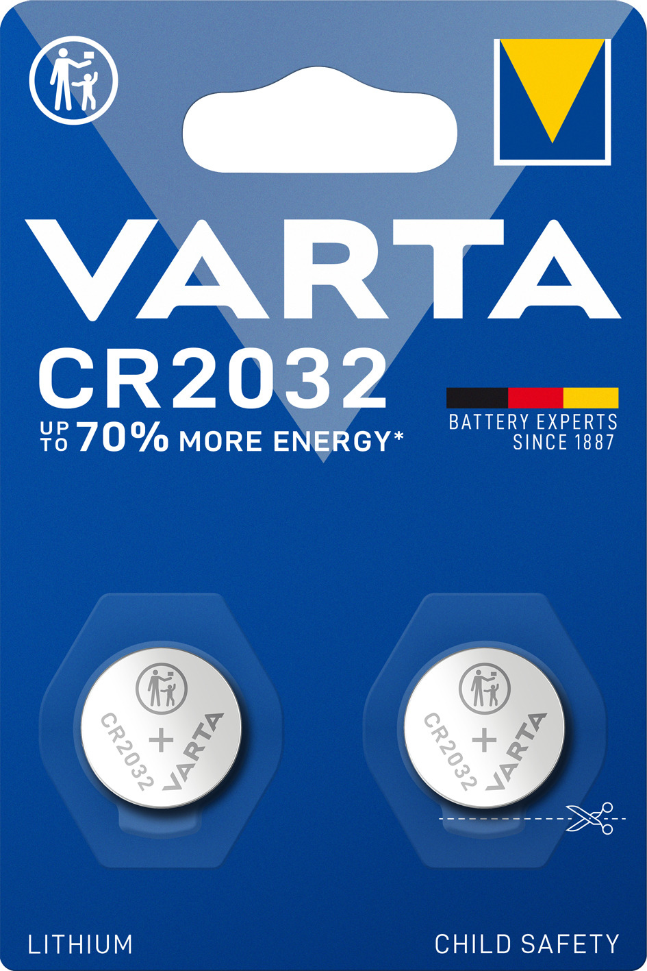 Varta 06032 Engangsbatteri CR2032 Lithium