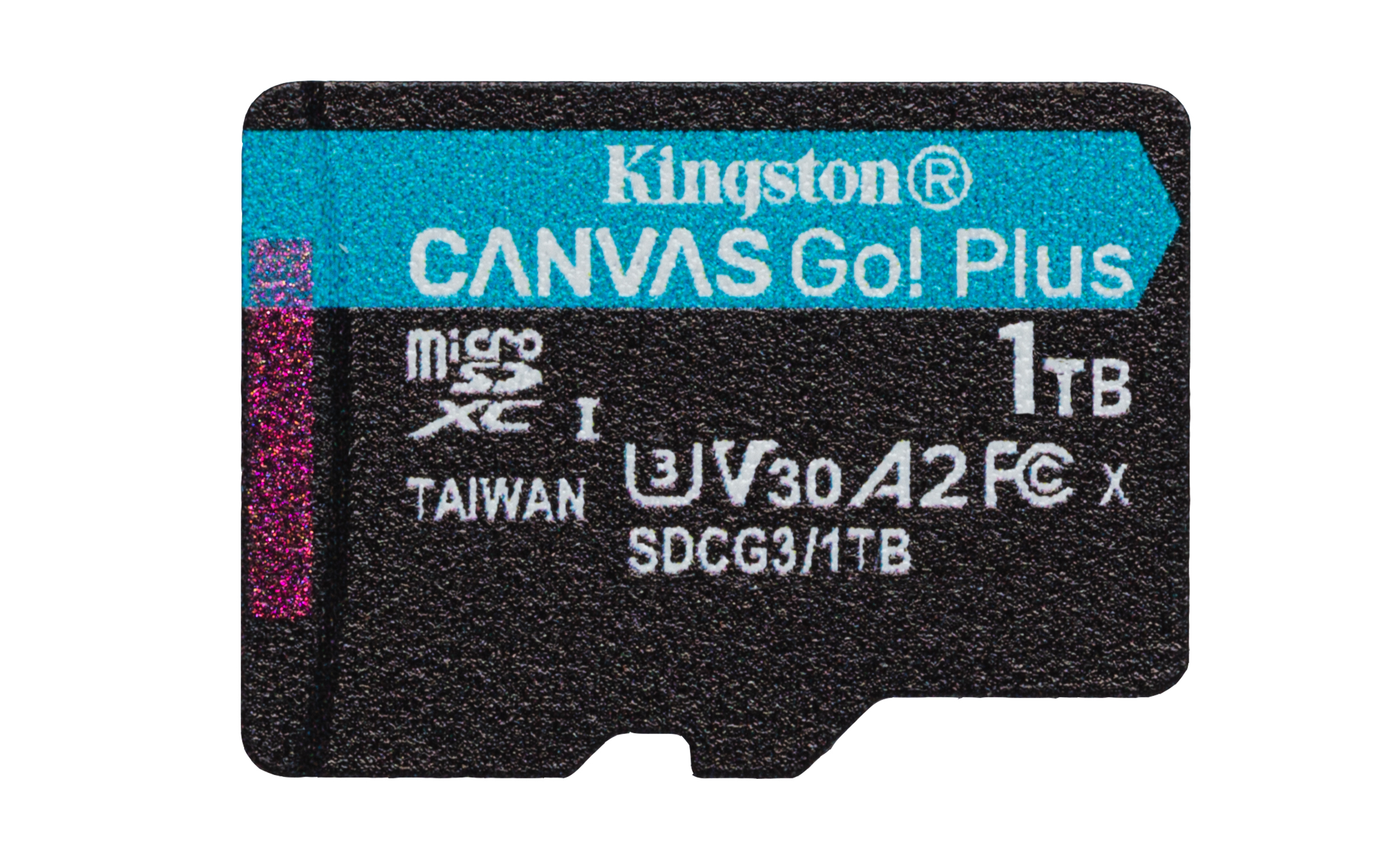 Kingston Technology 1 TB microSDXC Canvas Go Plus 170R A2 U3 V30, enkelt pakke uden ADP