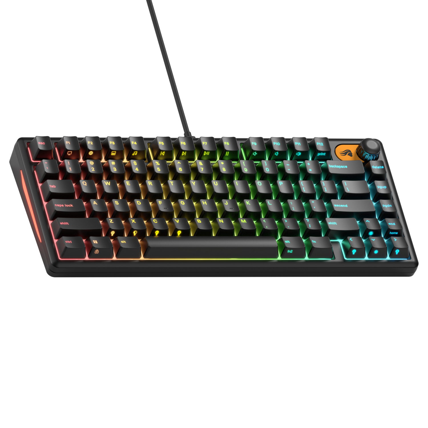 Glorious Gaming GMBK 75% tastatur Spil USB QWERTY US engelsk Sort