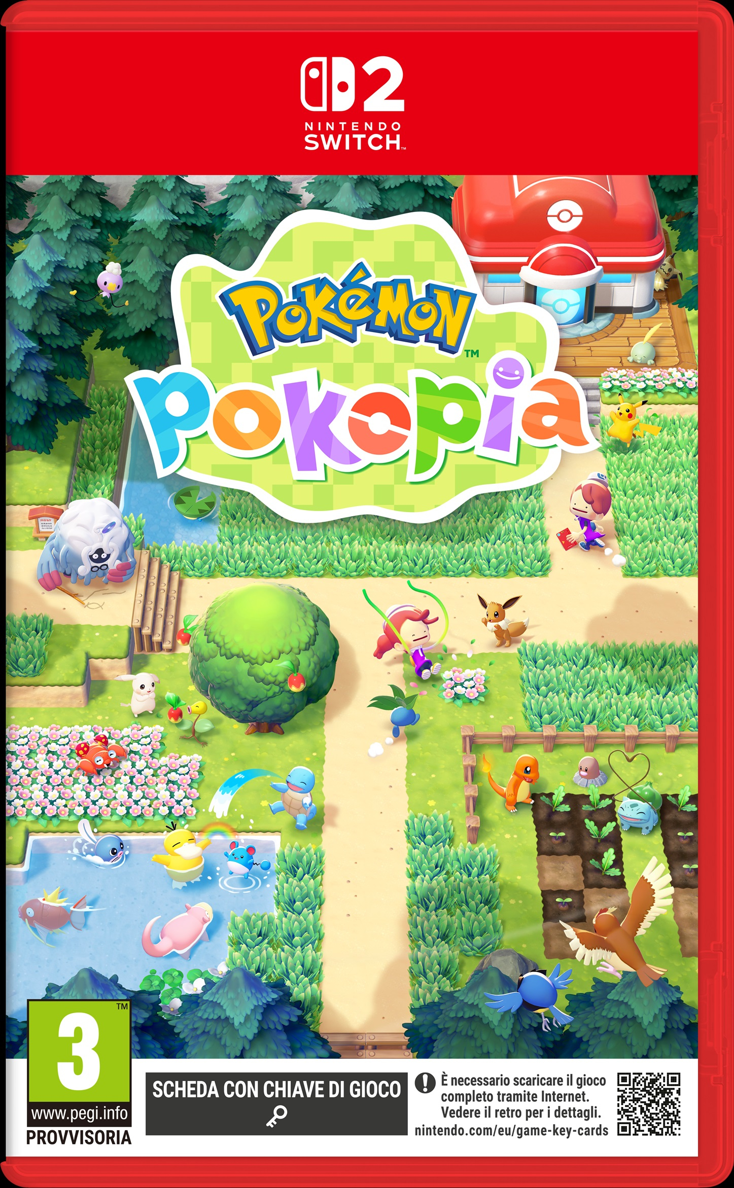 Nintendo Pokèmon Pokopia - NS2 Edition Standard Forenklet kinesisk, Traditionelt kinesisk, Tysk, Spansk, Fransk, Italiensk, Japansk, Koreansk Nintendo Switch 2
