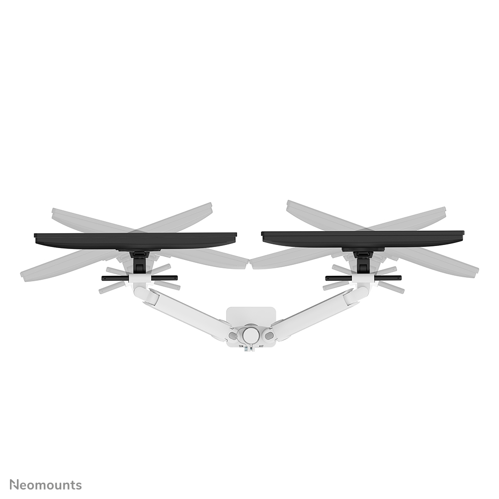 Neomounts DS65S-950WH2 skærmbeslag og -stativer 86,4 cm (34") Skrivebord Hvid