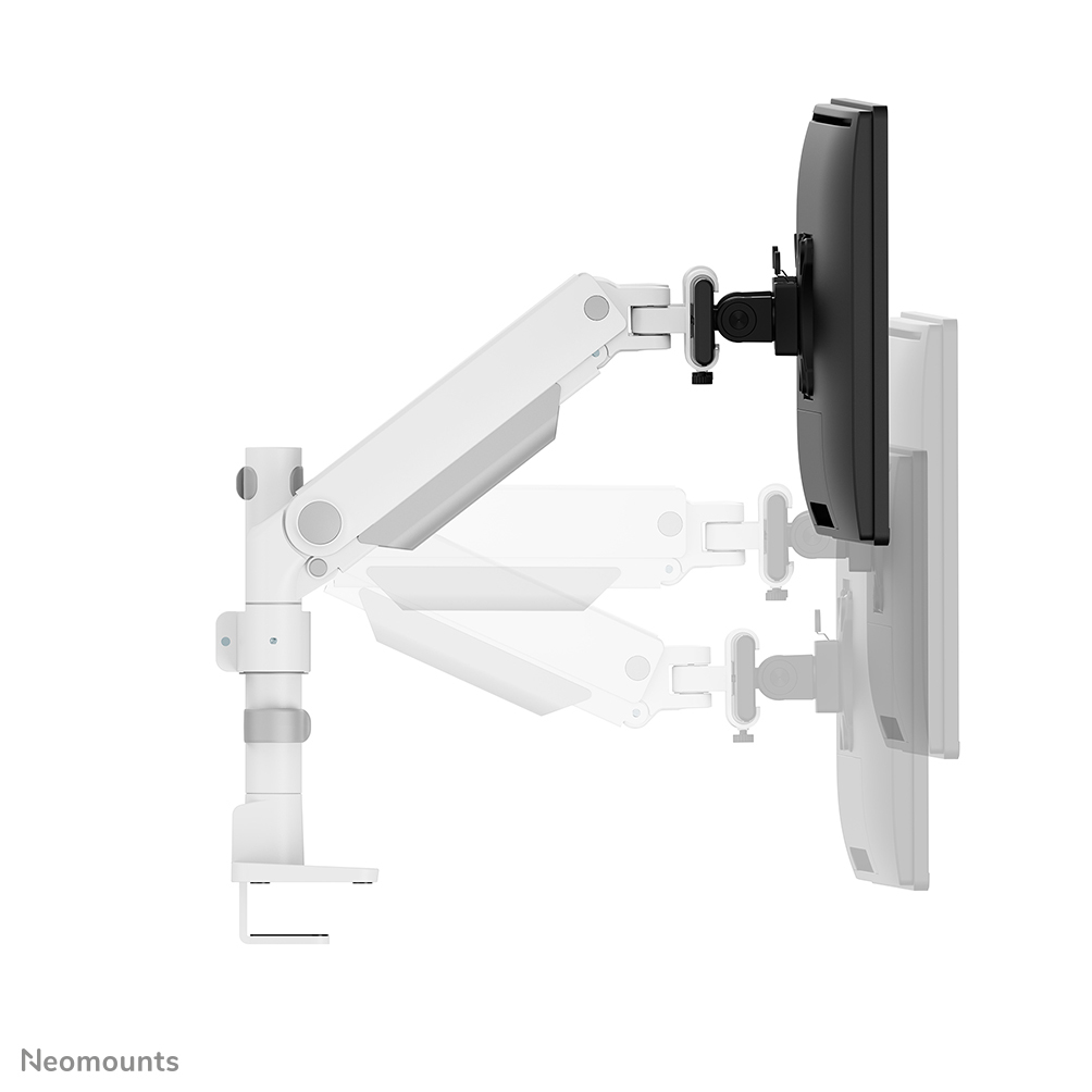 Neomounts DS65S-950WH2 skærmbeslag og -stativer 86,4 cm (34") Skrivebord Hvid