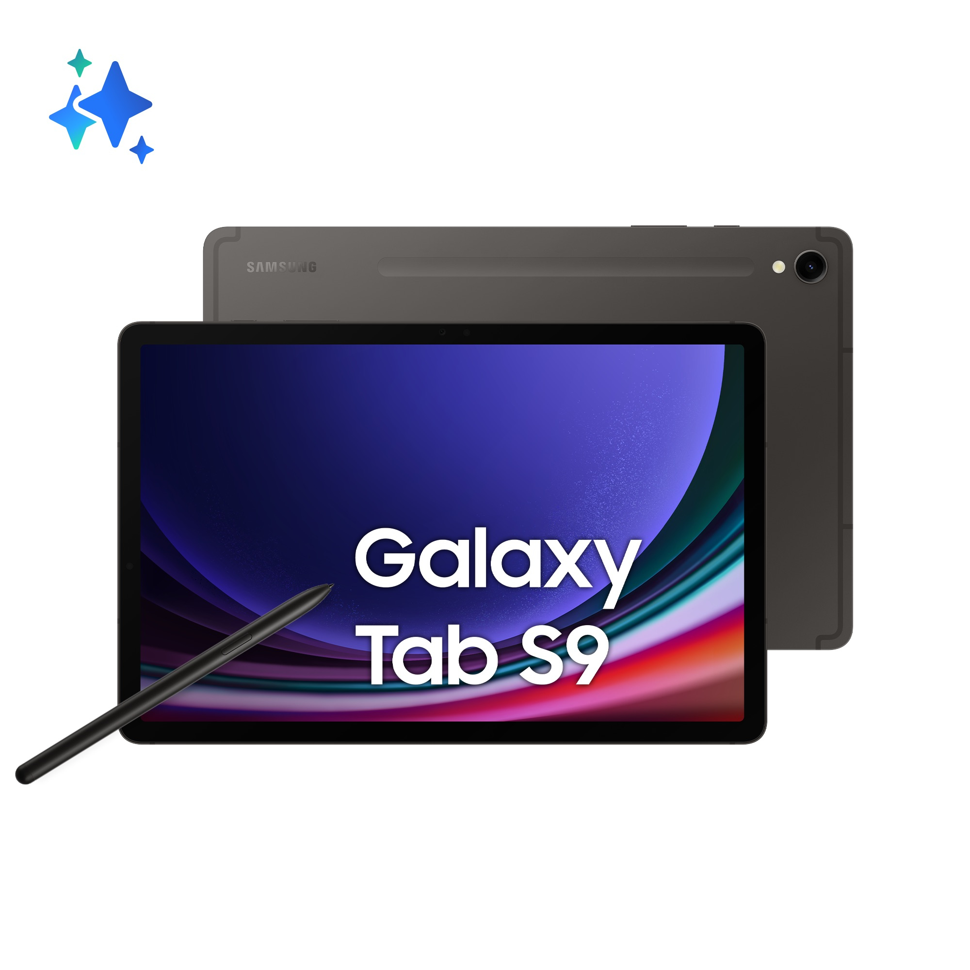 Samsung Galaxy Tab S9 Qualcomm Snapdragon 128 GB 27,9 cm (11") 8 GB Wi-Fi 6 (802.11ax) Android 13 Grafit