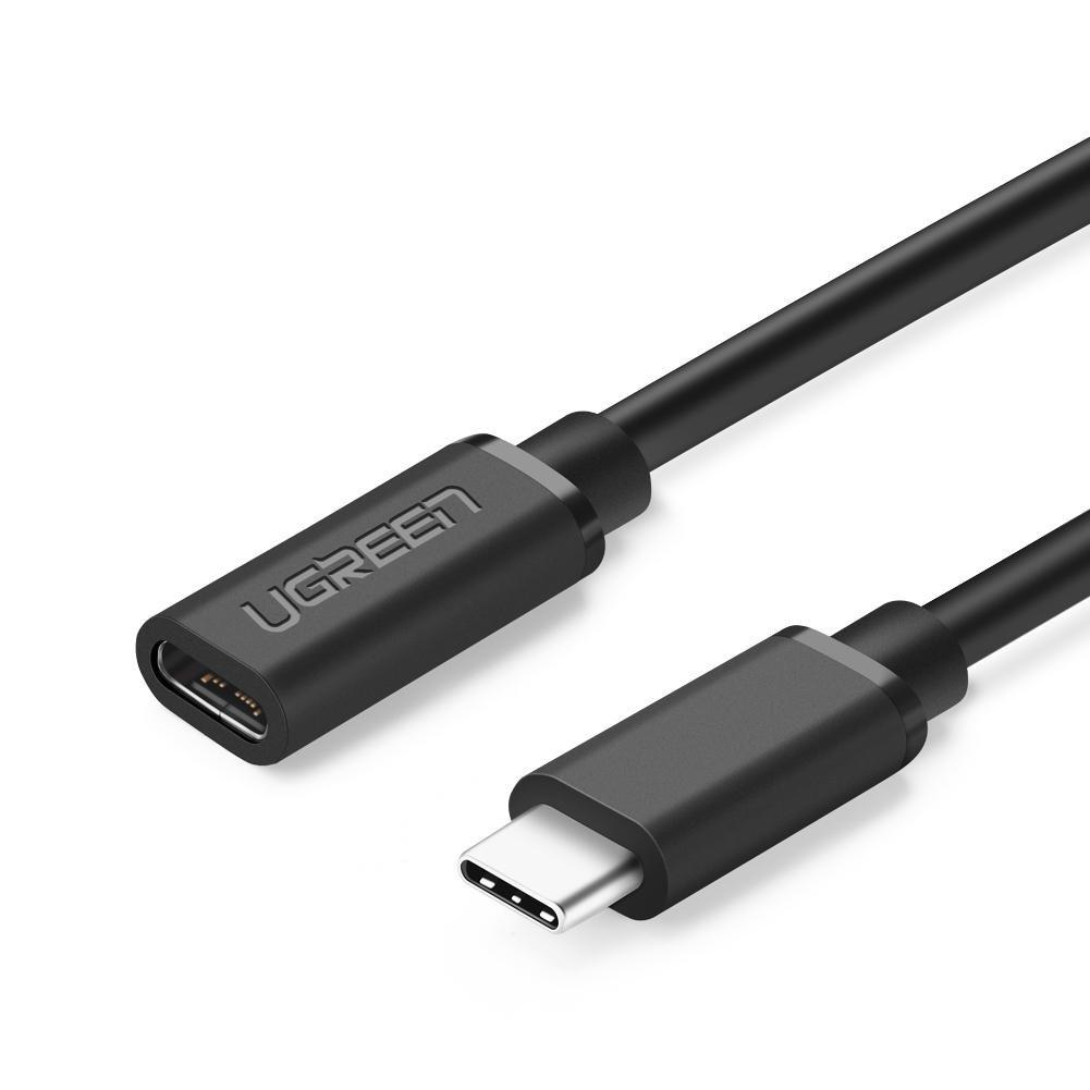 Ugreen 40574 USB-kabel 0,5 m USB C Sort