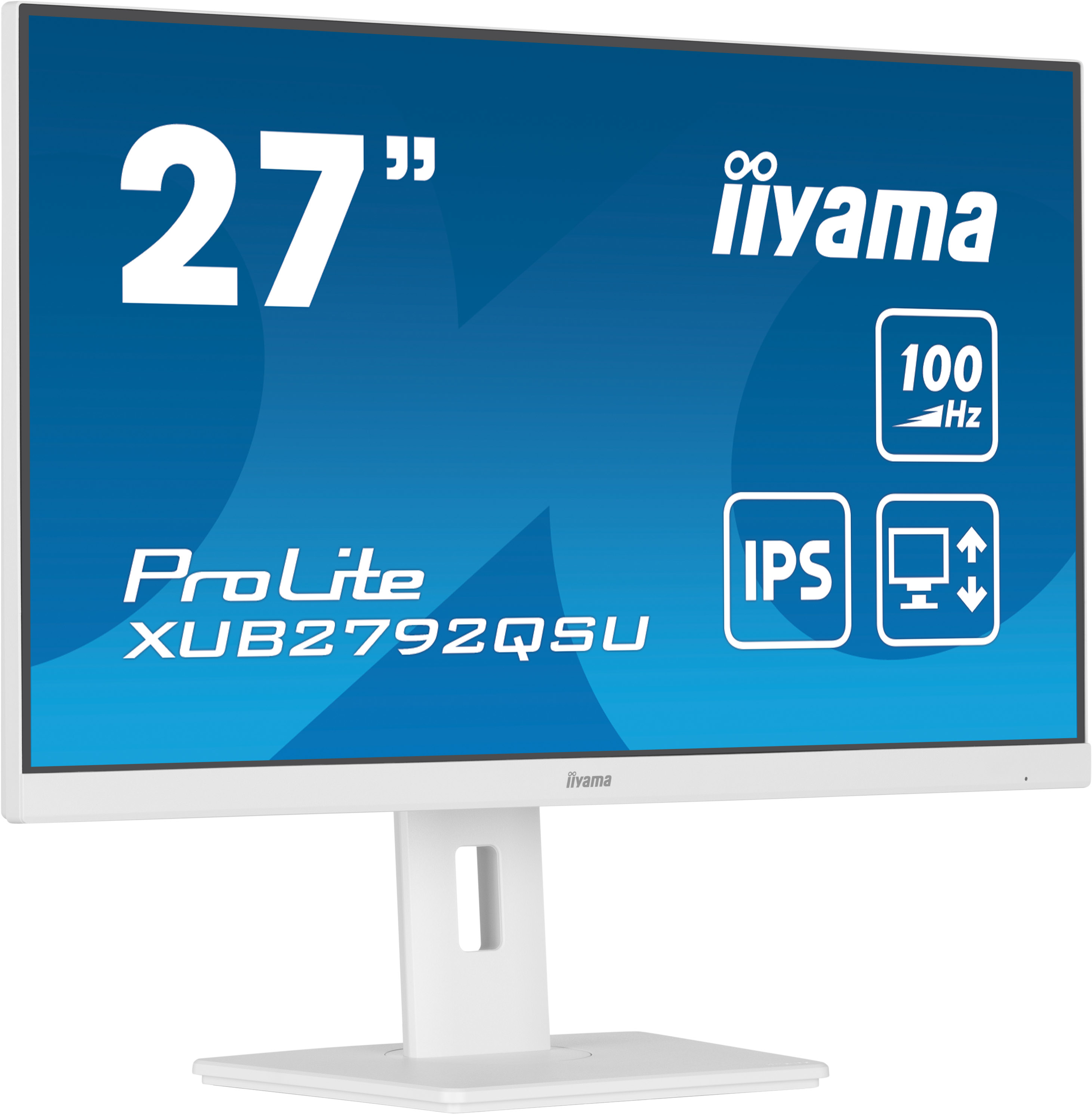 iiyama ProLite XUB2792QSU-W6 computerskærm 68,6 cm (27") 2560 x 1440 pixel Quad HD LED Hvid