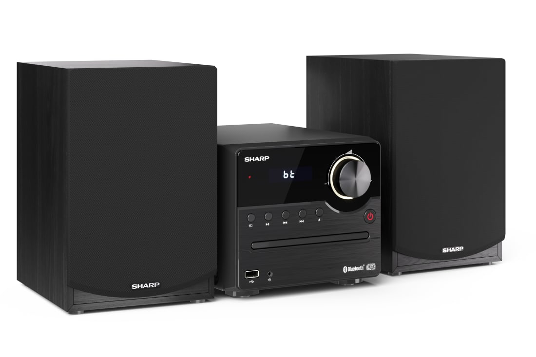 Sharp XL-B512(BK) stereoanlæg Home audio micro system 45 W Sort