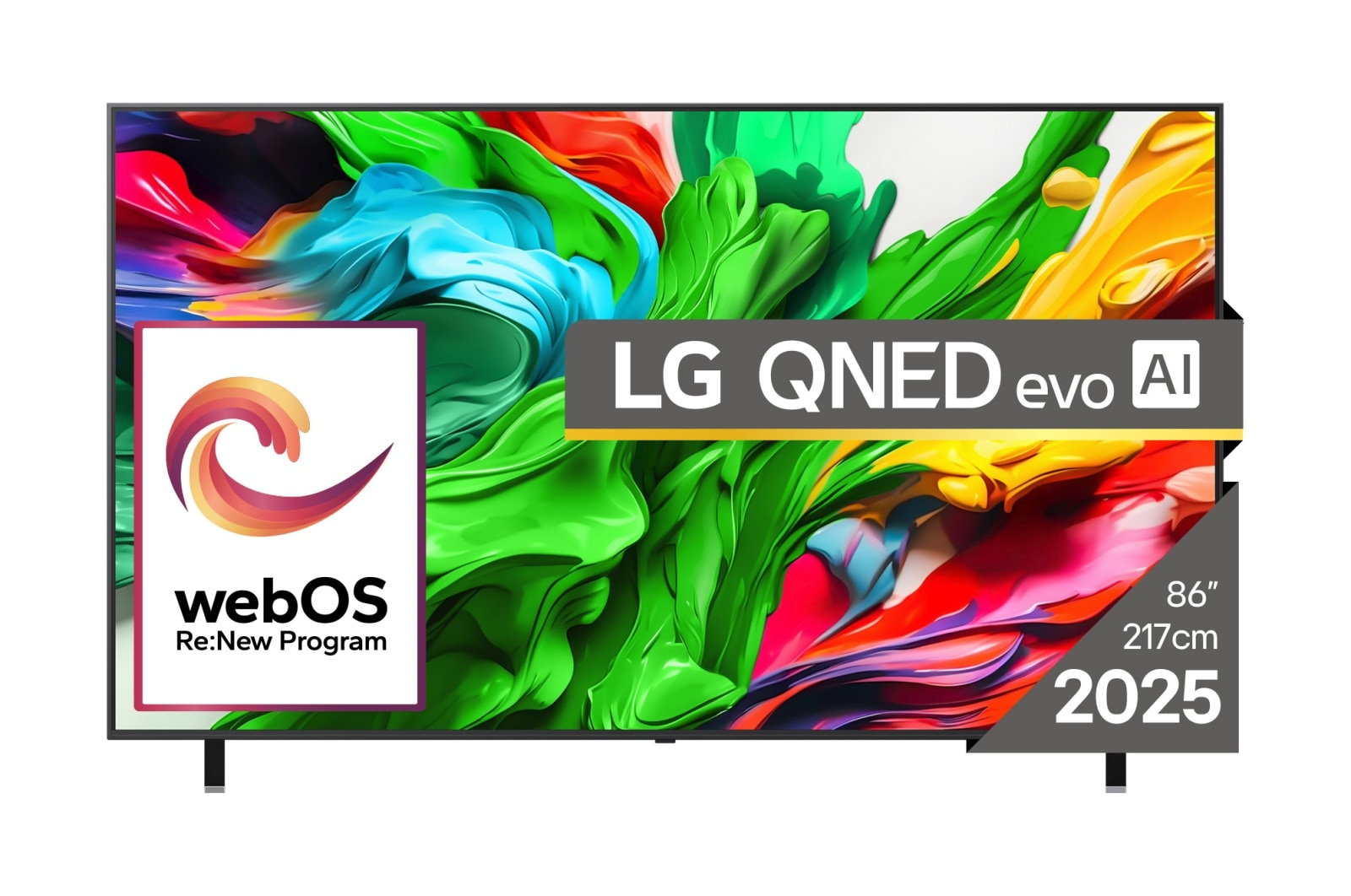 LG QNED AI 86QNED85A3C TV 2,18 m (86") 4K Ultra HD Smart TV Wi-Fi Sort