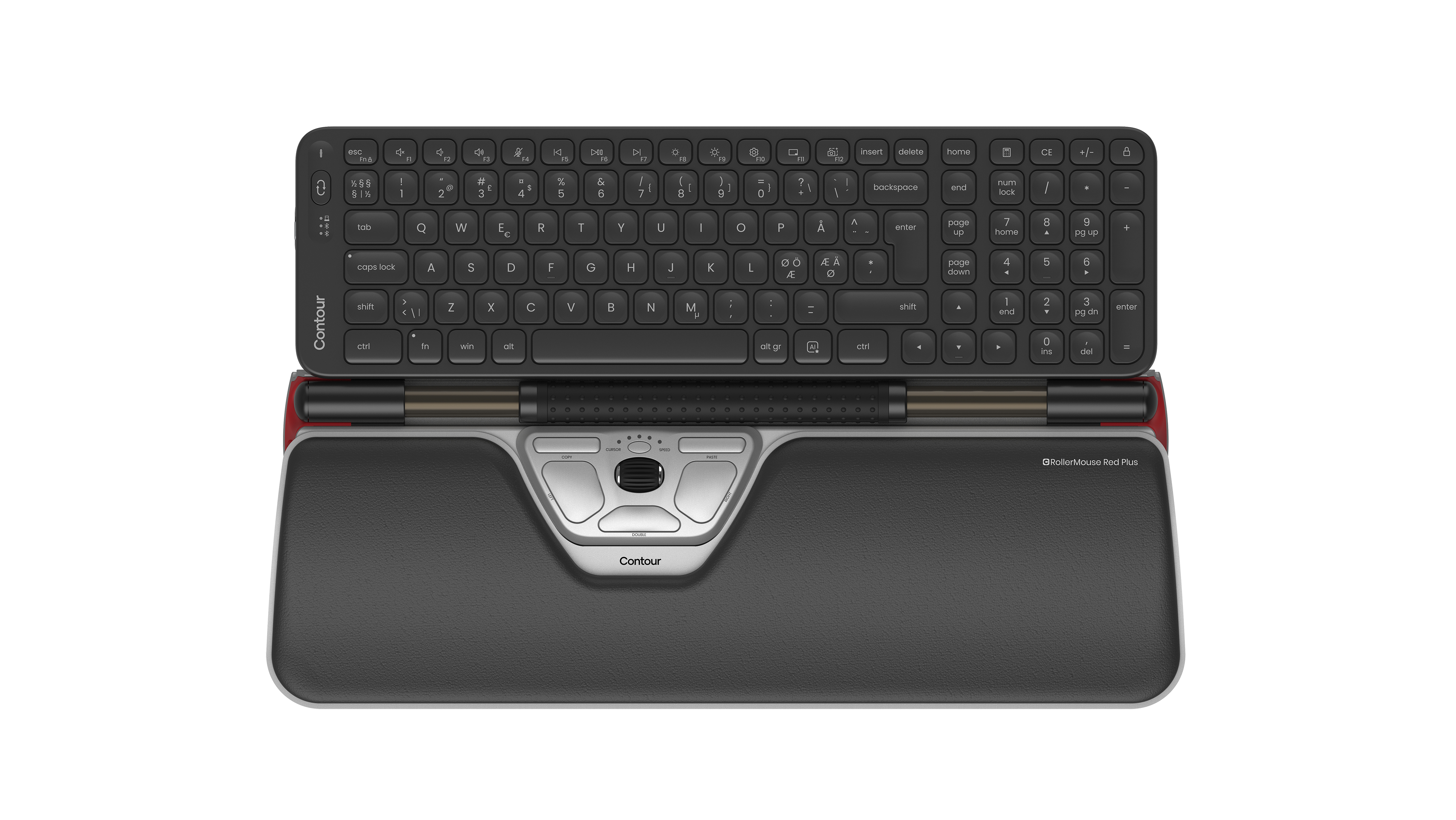 Contour Design Contour RollerMouse Red Plus & Balance Mid-Size Keyboard Combo, Wireless, PN Layout