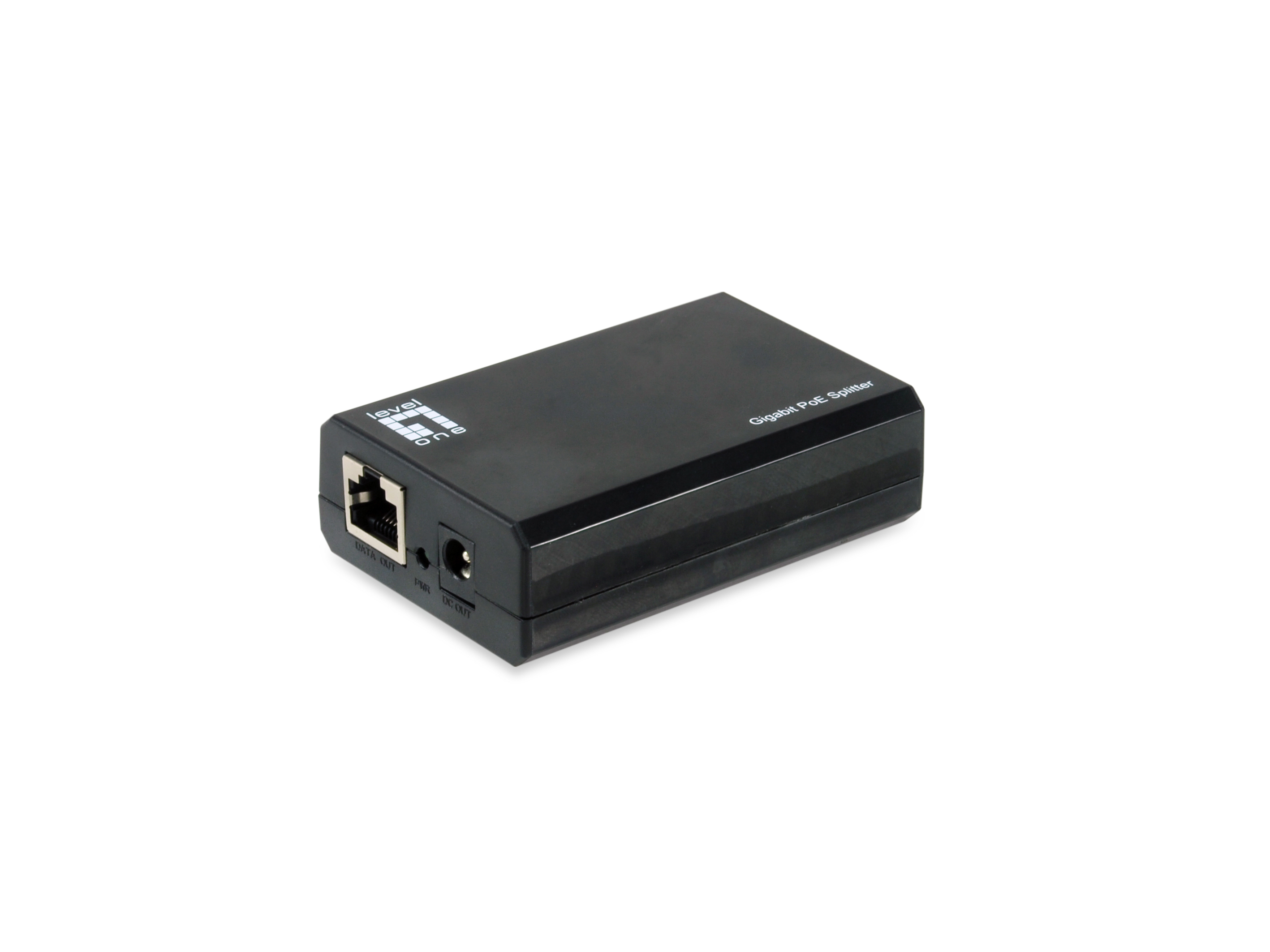 LevelOne POS-5000 netværks-splitter Sort Strøm over Ethernet (PoE)