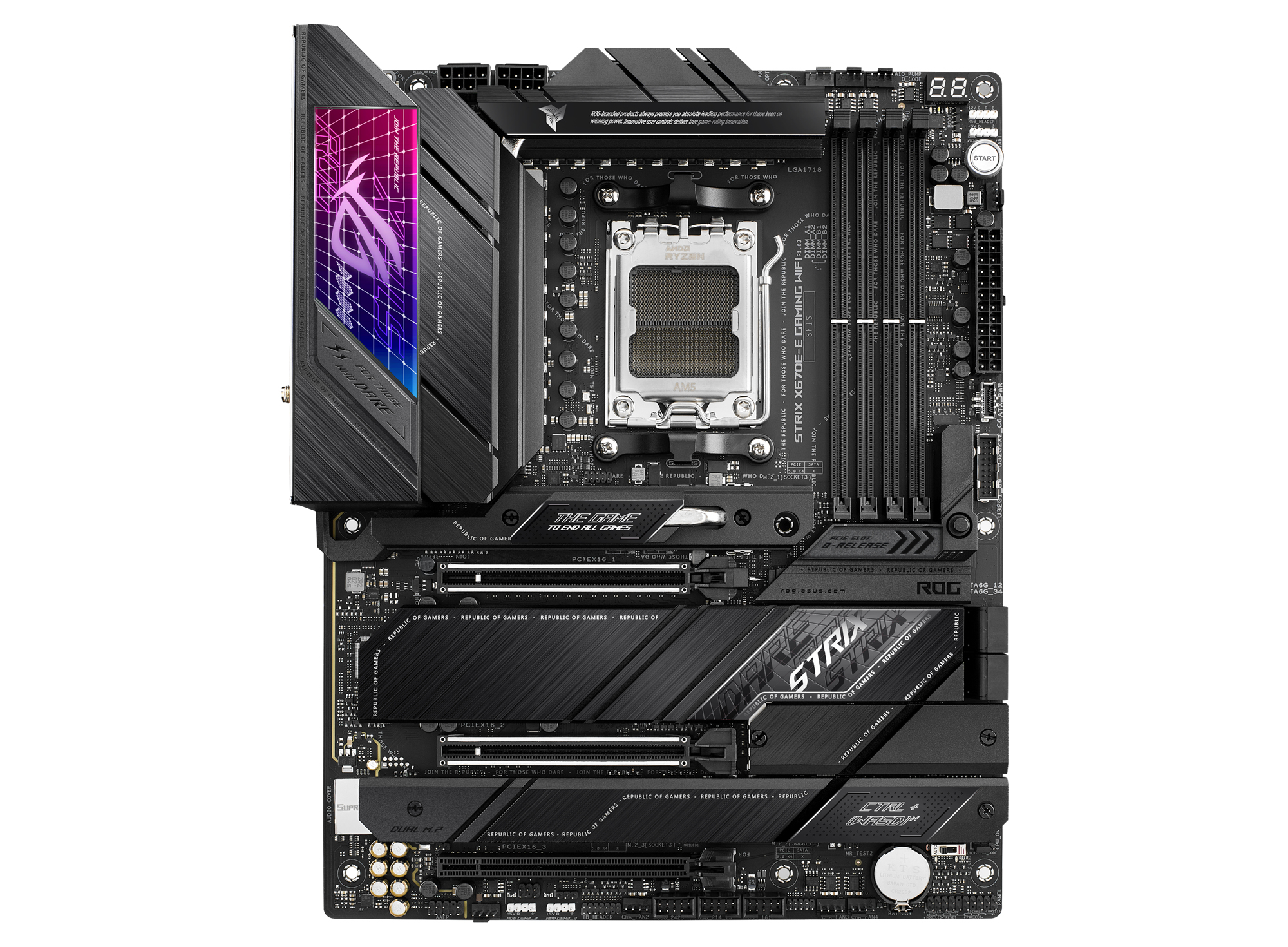 ASUS ROG STRIX X670E-E GAMING WIFI AMD X670 Sokkel AM5 ATX