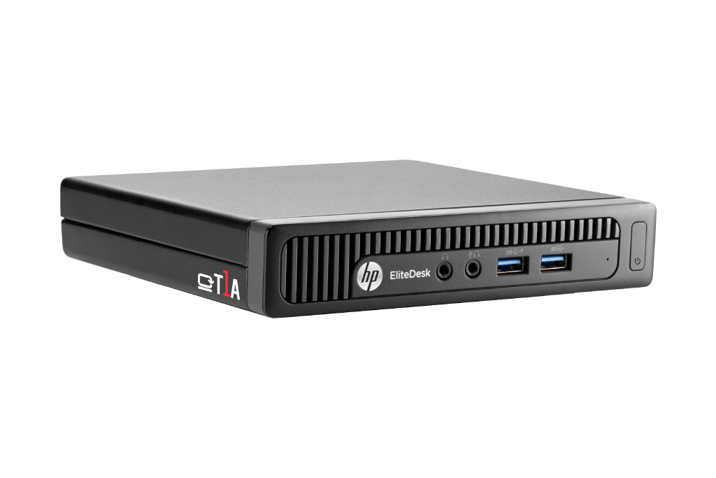 T1A D-HPED800-MU-T020 PC/arbejdsstation Intel® Core™ i5 i5-4570 4 GB DDR3-SDRAM 500 GB HDD Windows 10 Pro USFF Mini PC Sort