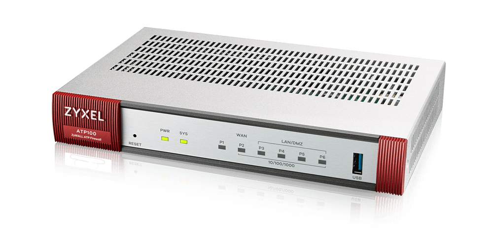 Zyxel ATP100 firewall (hardware) 1 Gbit/sek.