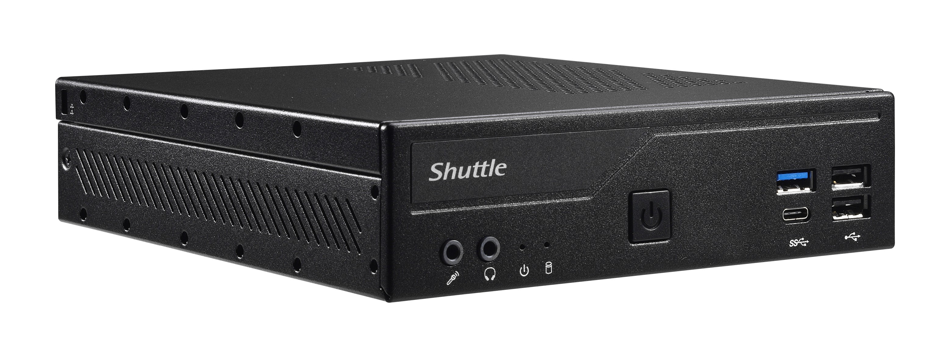 Shuttle DH610S PC barebone Slim PC Sort Intel H610