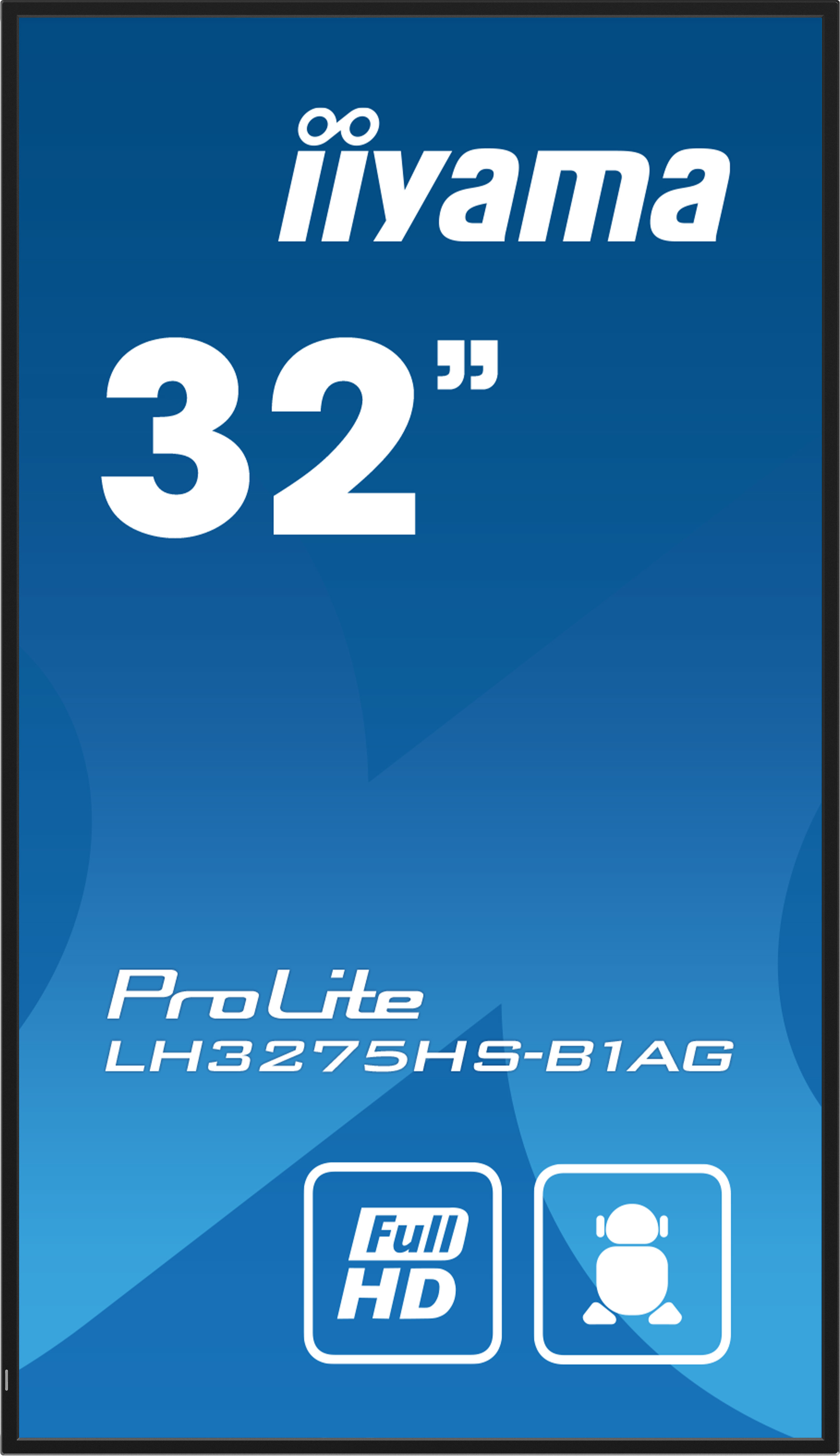 iiyama LH3275HS-B1AG skilte display Digital fladpaneldisplay 80 cm (31.5") LCD Wi-Fi 500 cd/m² Fuld HD Sort Indbygget processer Android 11 24/7