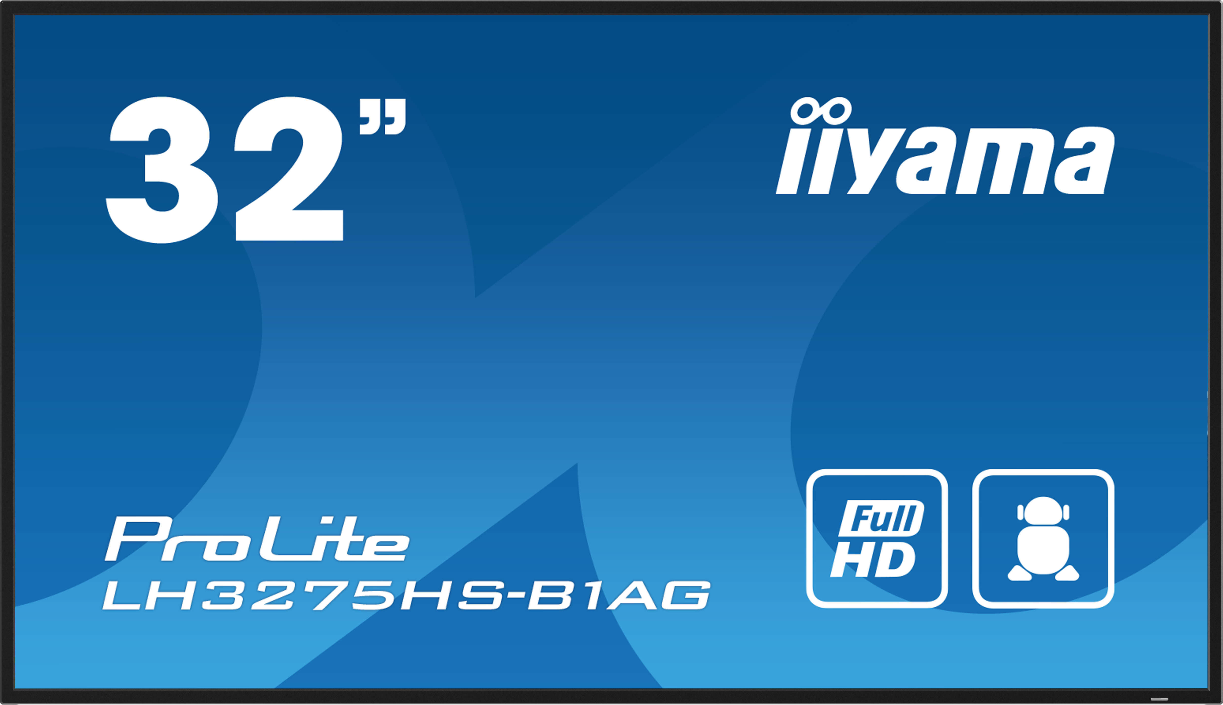 iiyama LH3275HS-B1AG skilte display Digital fladpaneldisplay 80 cm (31.5") LCD Wi-Fi 500 cd/m² Fuld HD Sort Indbygget processer Android 11 24/7