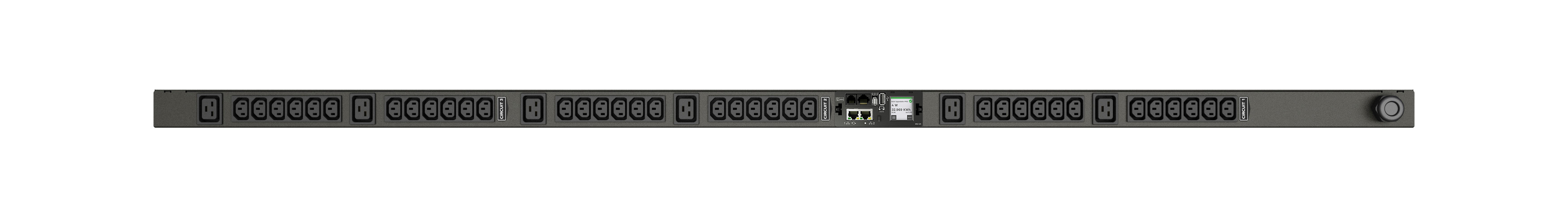 Vertiv Geist VP4G20AE strømforsyningsenhed (PDU) 42 AC stikkontakt(er) 0U Sort