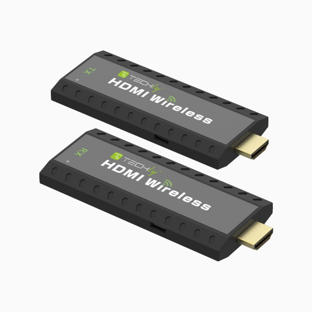 Techly IDATA HDMI-WL53 AV forlænger AV sender & modtager Sort