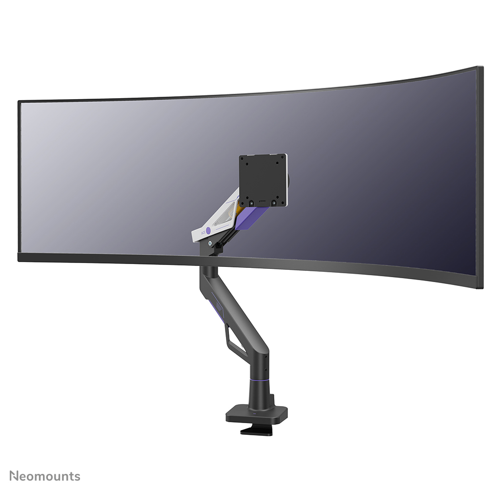 Neomounts DS70-256BL1 skærmbeslag og -stativer 144,8 cm (57") Skrivebord Sort