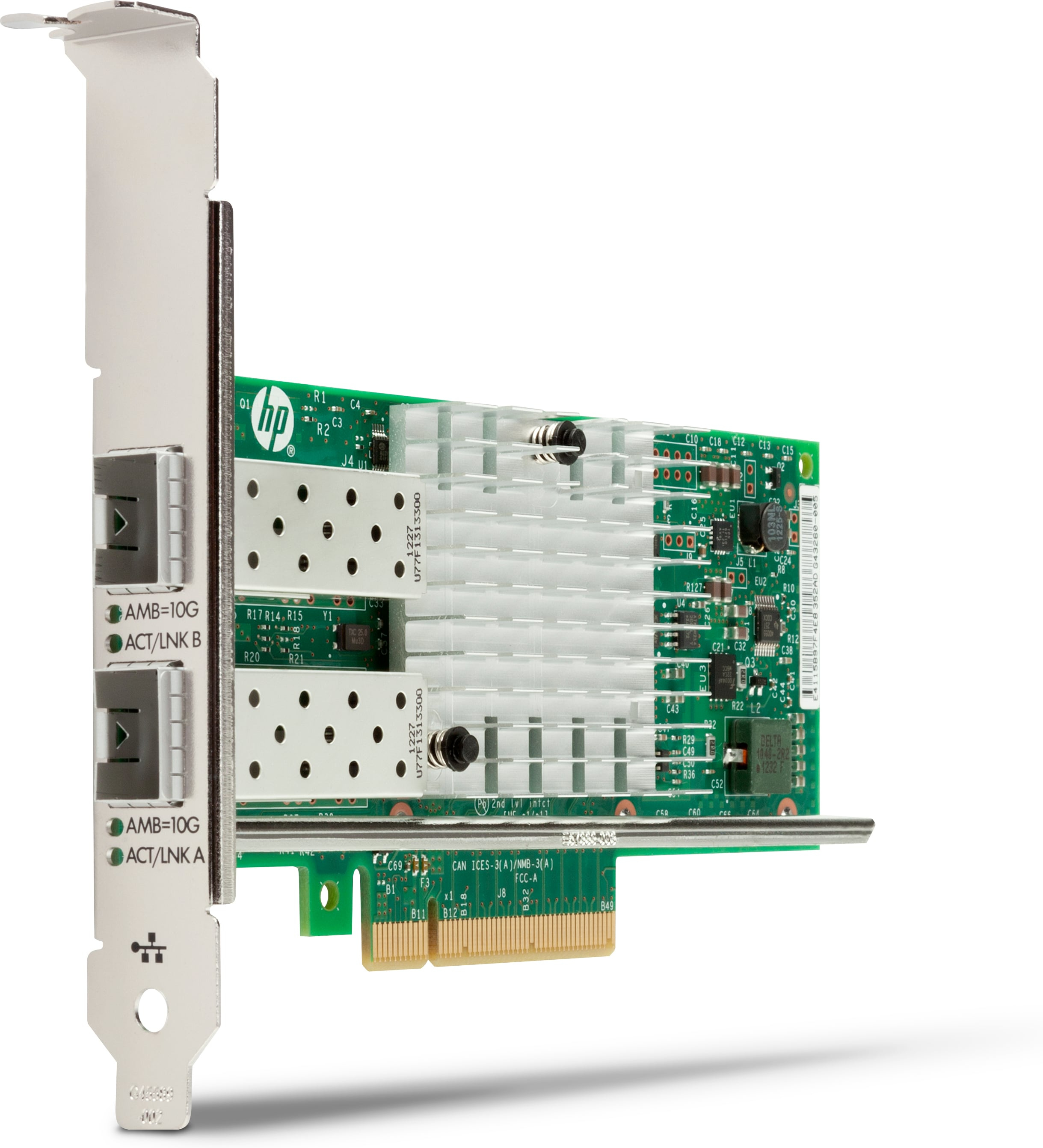 HP Intel X550 10GBASE-T NIC med to porte