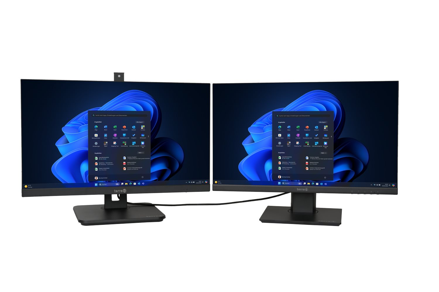 TERRA 1000036 All-in-One PC Intel® Core™ i5 i5-14500 60,5 cm (23.8") 1920 x 1080 pixel 16 GB DDR5-SDRAM 1 TB SSD Windows 11 Pro Wi-Fi 6 (802.11ax) Sort