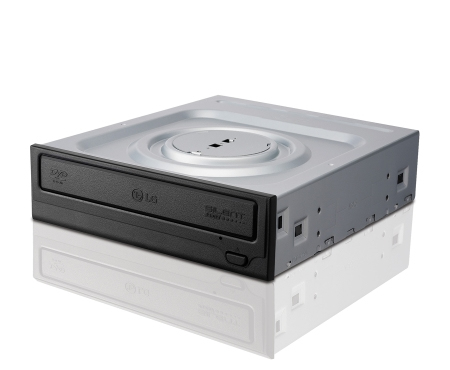 LG DH18NS61 optisk diskdrev Intern DVD-ROM Sort