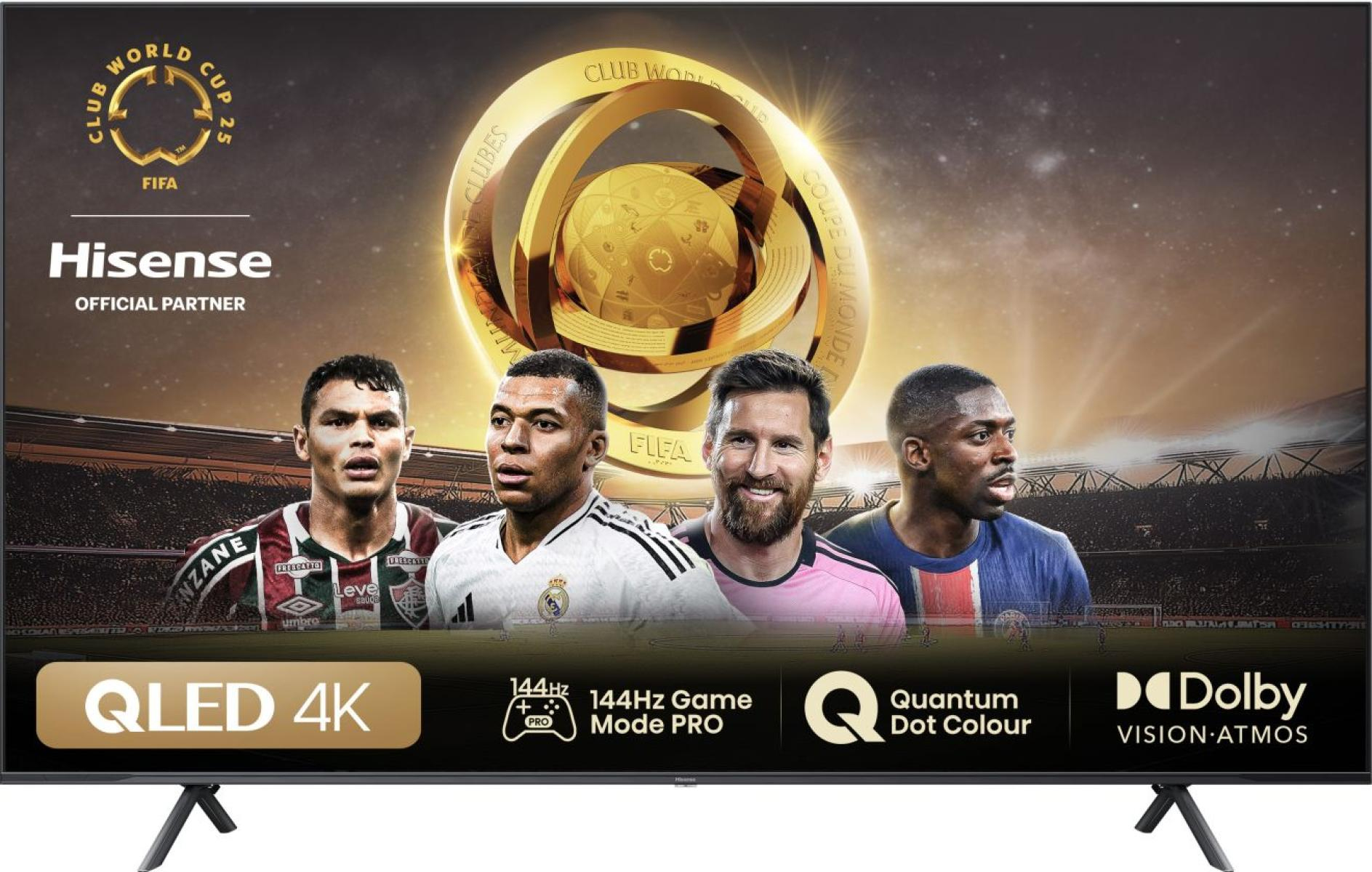 Hisense 85E77NQ PRO 2,16 m (85") 4K Ultra HD Smart TV Wi-Fi Grå 450 cd/m²