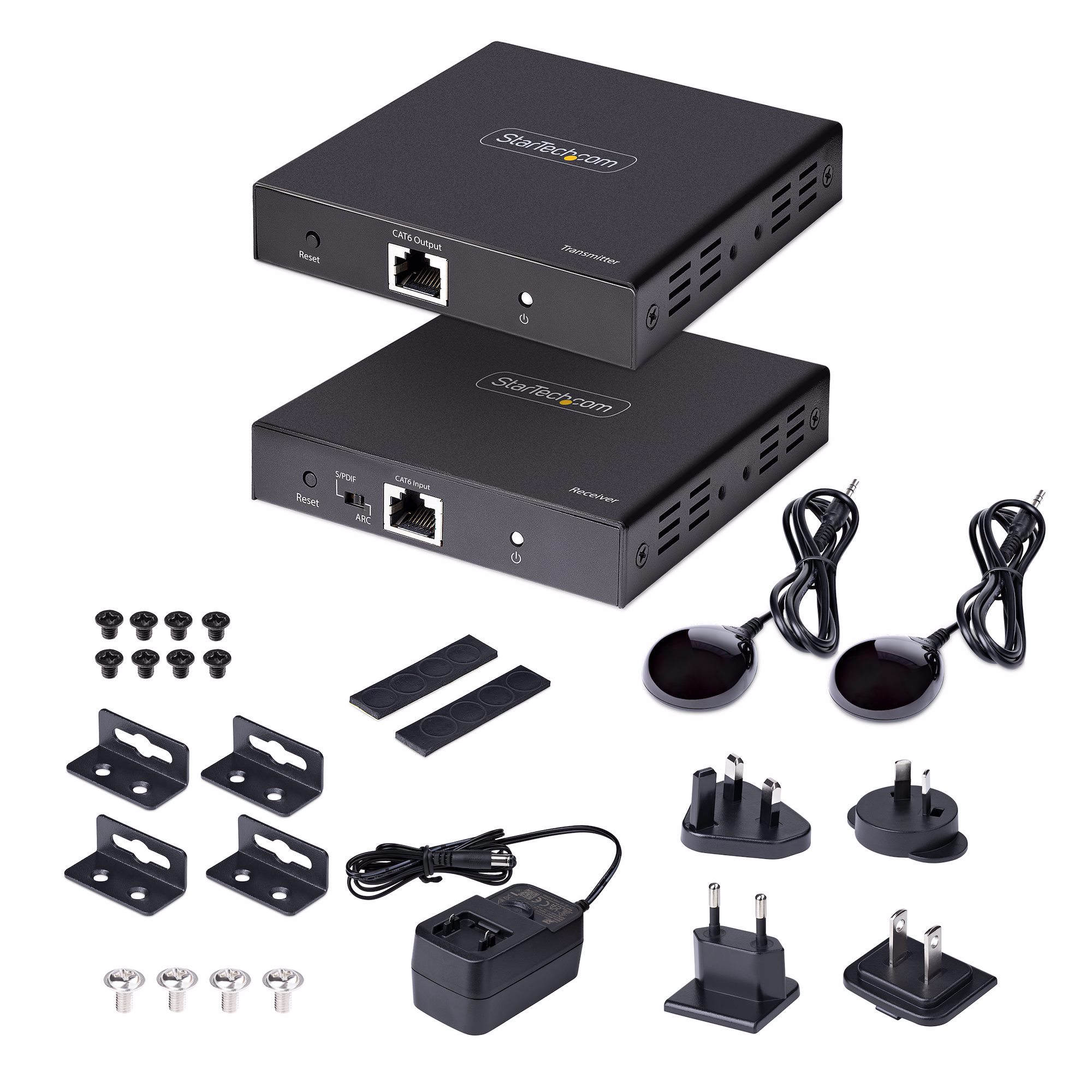 StarTech.com 4K70IC-EXTEND-HDMI AV forlænger AV sender & modtager Sort