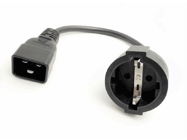 APC EPDU POWER CORD SCHUKO TO C20 0 Sort 0,5 m