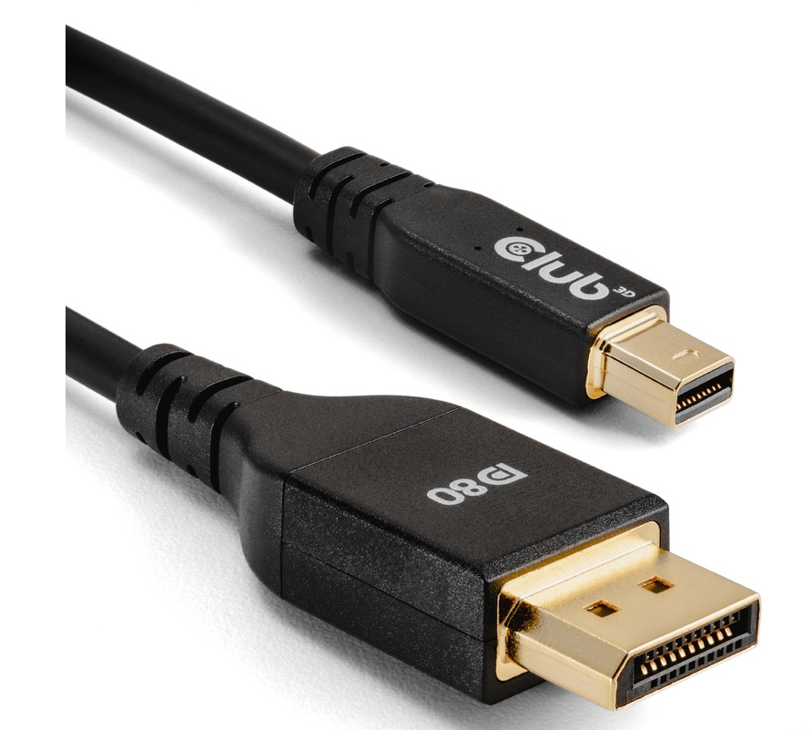CLUB3D CAC-1116 DisplayPort kabel 1 m Mini DisplayPort Sort