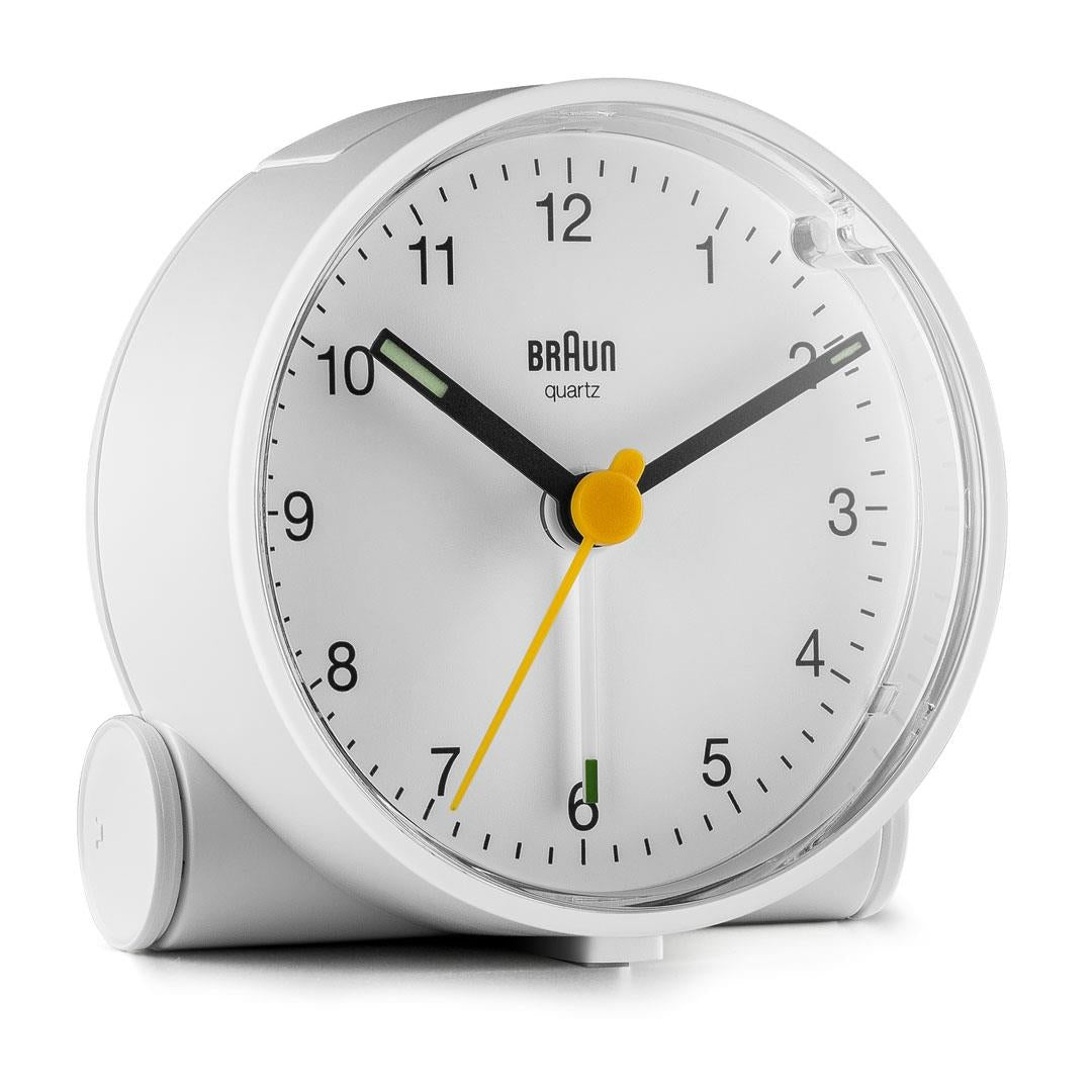 Braun BC01W Quartz alarmur Hvid