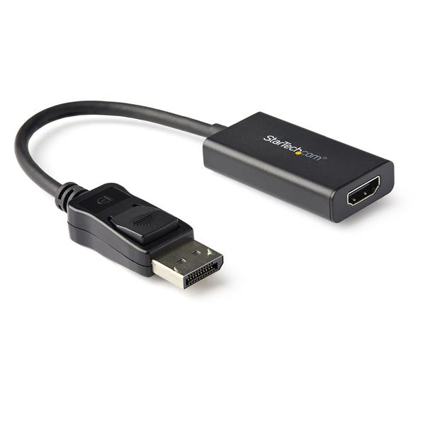 StarTech.com DP2HD4K60H videokabel adapter 0,122 m DisplayPort HDMI Type A (Standard) Sort