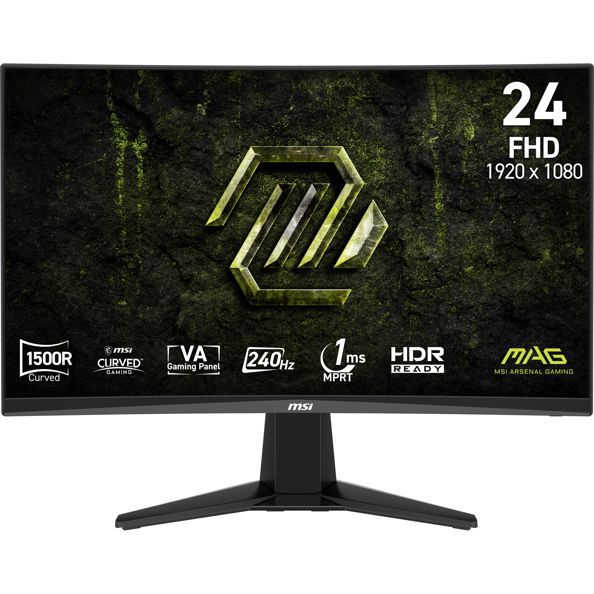 MSI MAG 245C X24 computerskærm 59,9 cm (23.6") 1920 x 1080 pixel Fuld HD LCD Sort