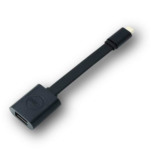 DELL DBQBJBC054 USB-kabel USB 3.2 Gen 1 (3.1 Gen 1) 0,132 m USB C USB A Sort