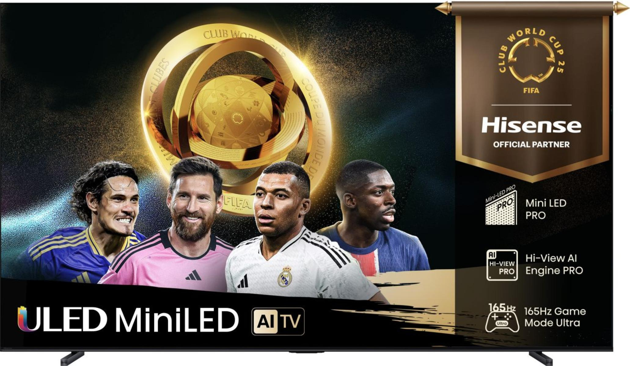 Hisense 100U7Q PRO 2,54 m (100") 4K Ultra HD Smart TV Wi-Fi Sort