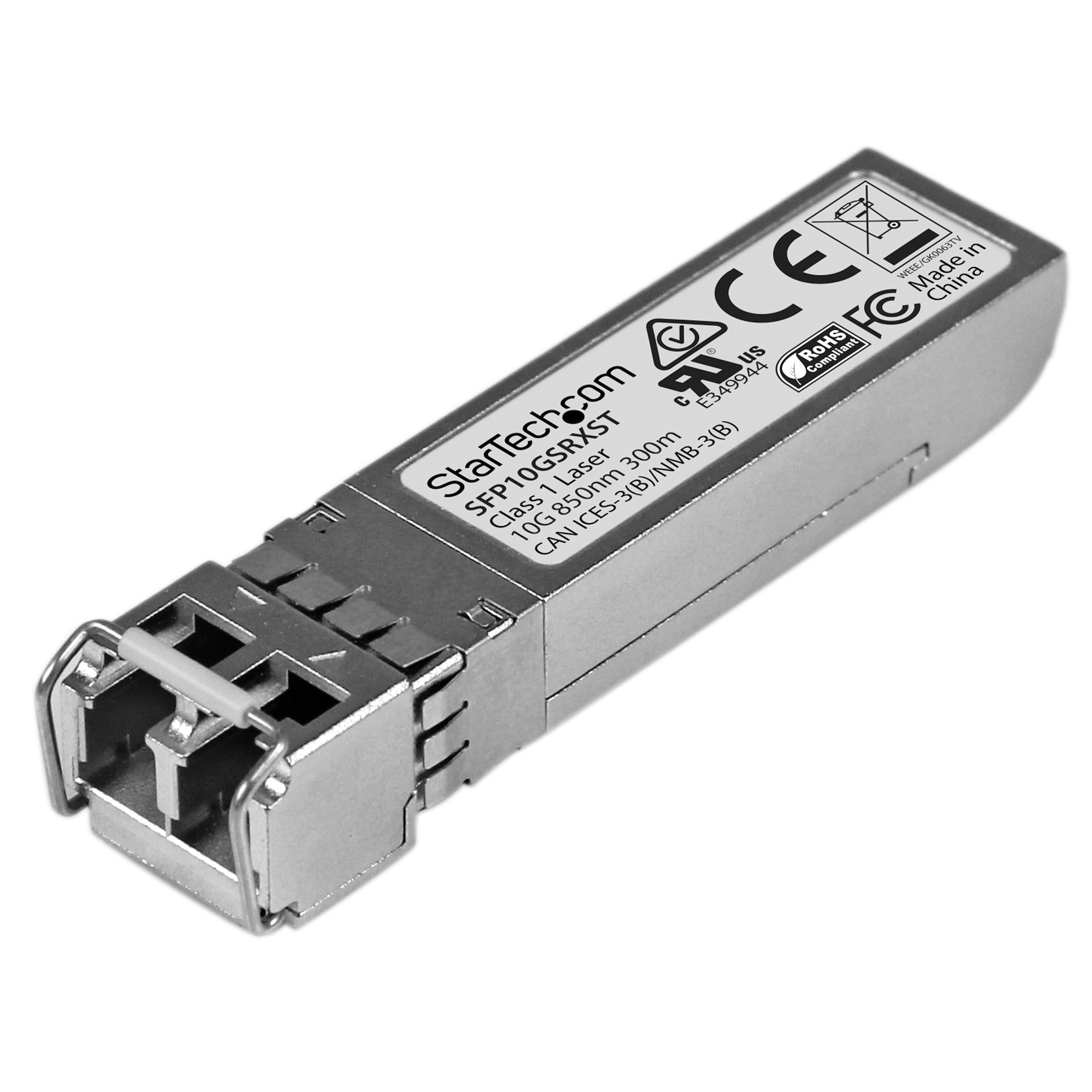 StarTech.com SFP10GSRXST modul til netværksmodtager Fiberoptisk 10000 Mbit/s SFP+ 850 nm