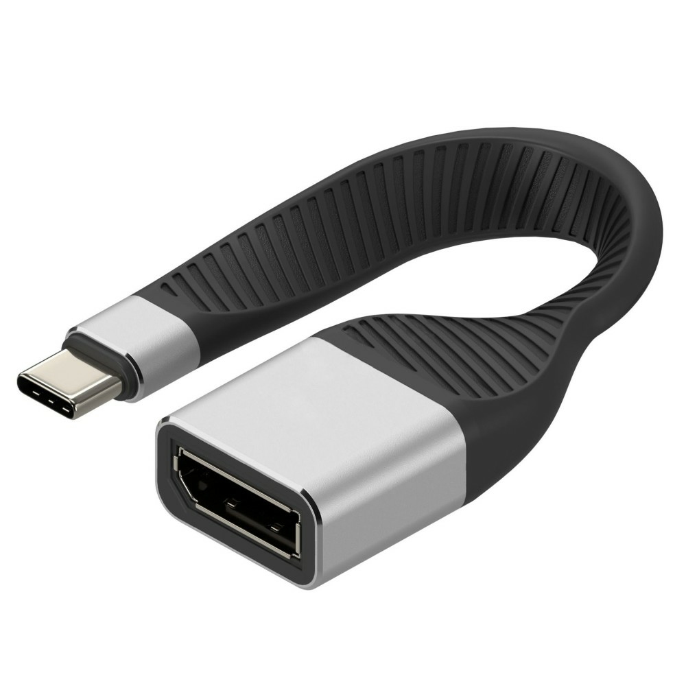 Techly ICOC-USBC-DP12 videokabel adapter 0,131 m USB Type-C DisplayPort Sort