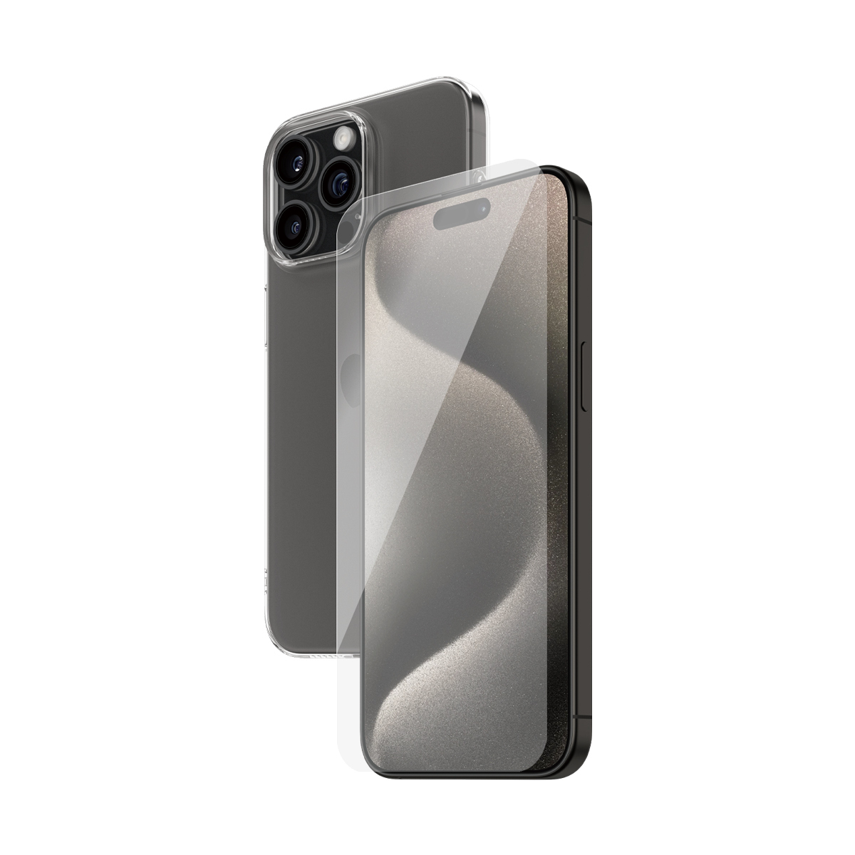 PanzerGlass SAFE. by ® 2-i-1 Pakke iPhone 15 Pro Max