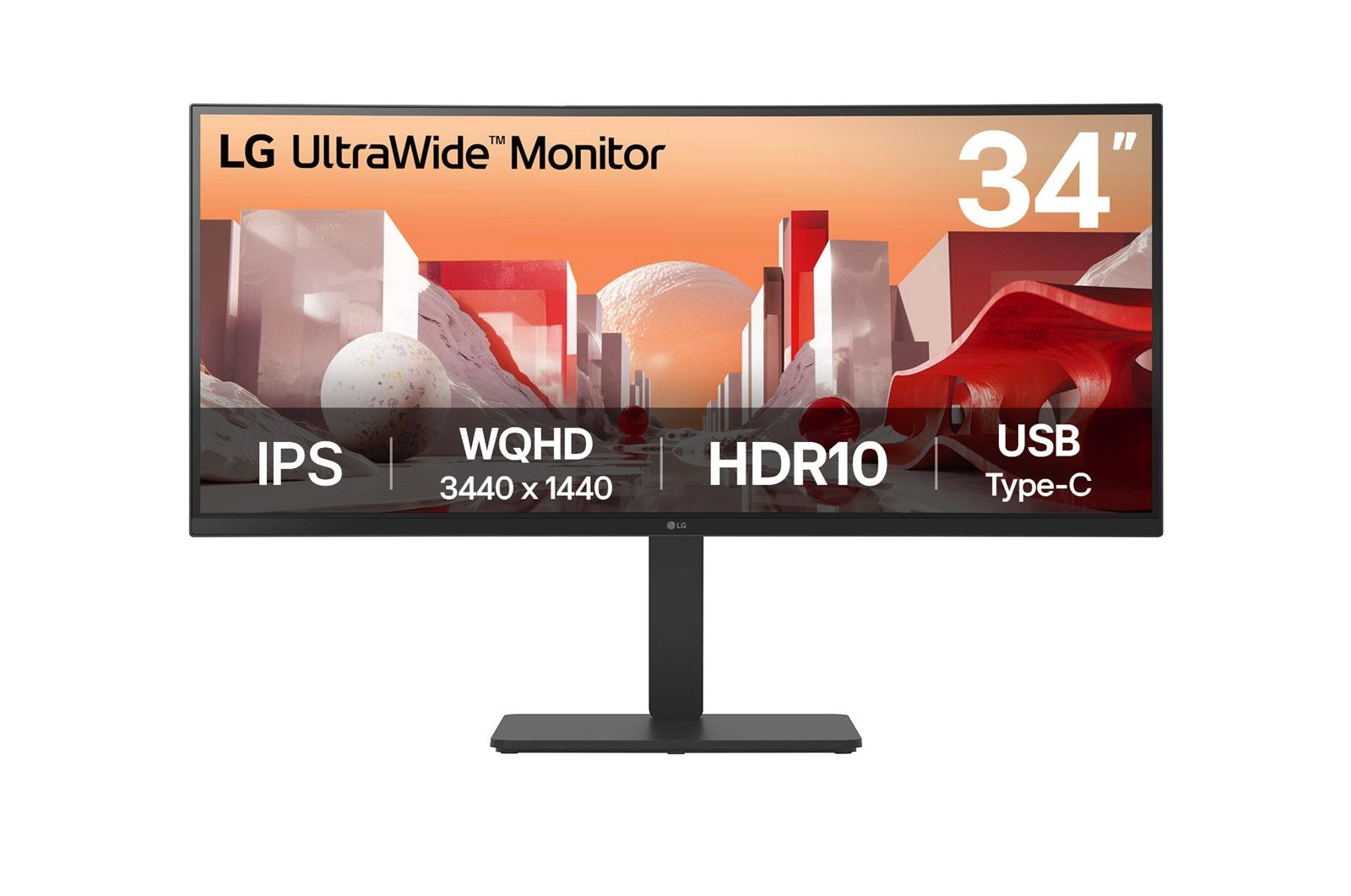 LG 34BA75QE-B computerskærm 86,4 cm (34") 3440 x 1440 pixel Wide Quad HD LCD Sort