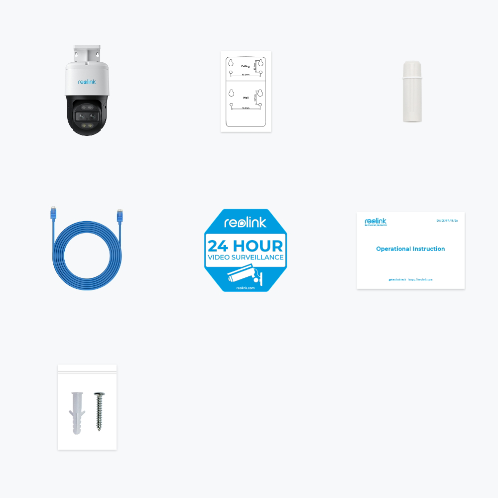 Reolink TrackMix Series P760 Kuppel IP-sikkerhedskamera Indendørs & udendørs 3840 x 2160 pixel Loft/væg