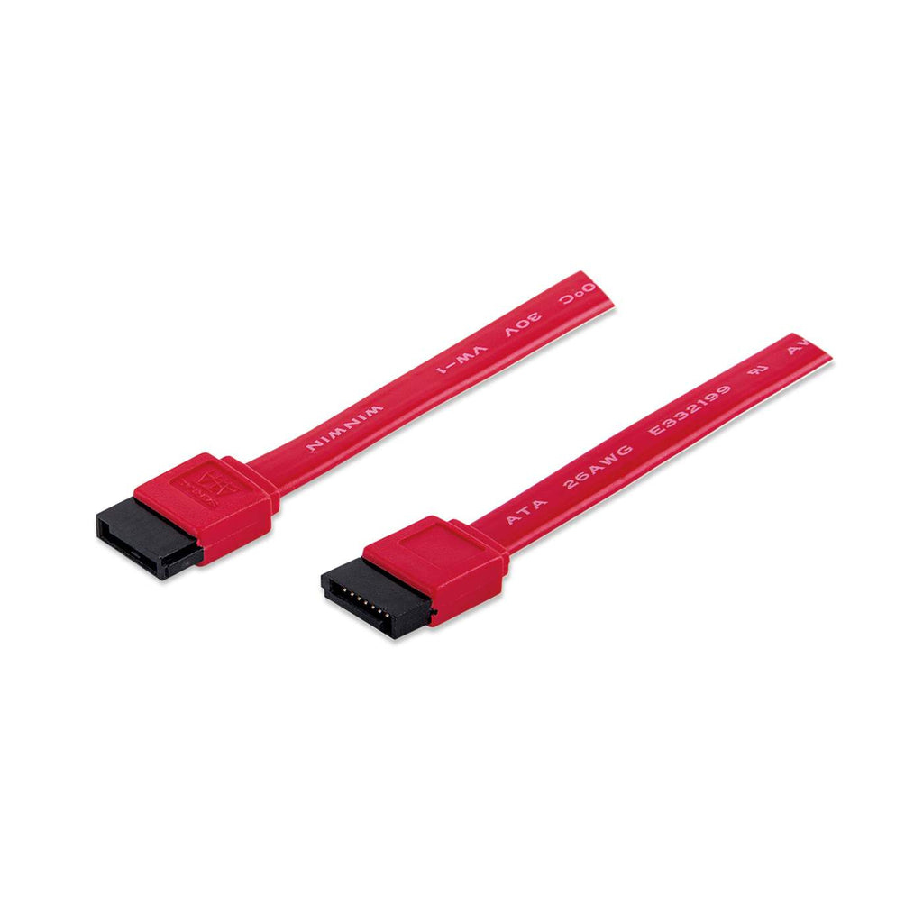 Manhattan 340700 SATA-kabel 0,5 m SATA 7-pin Rød