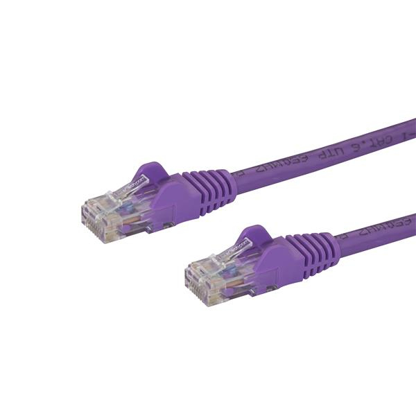 StarTech.com N6PATC10MPL netværkskabel Lilla 10 m Cat6 U/UTP (UTP)