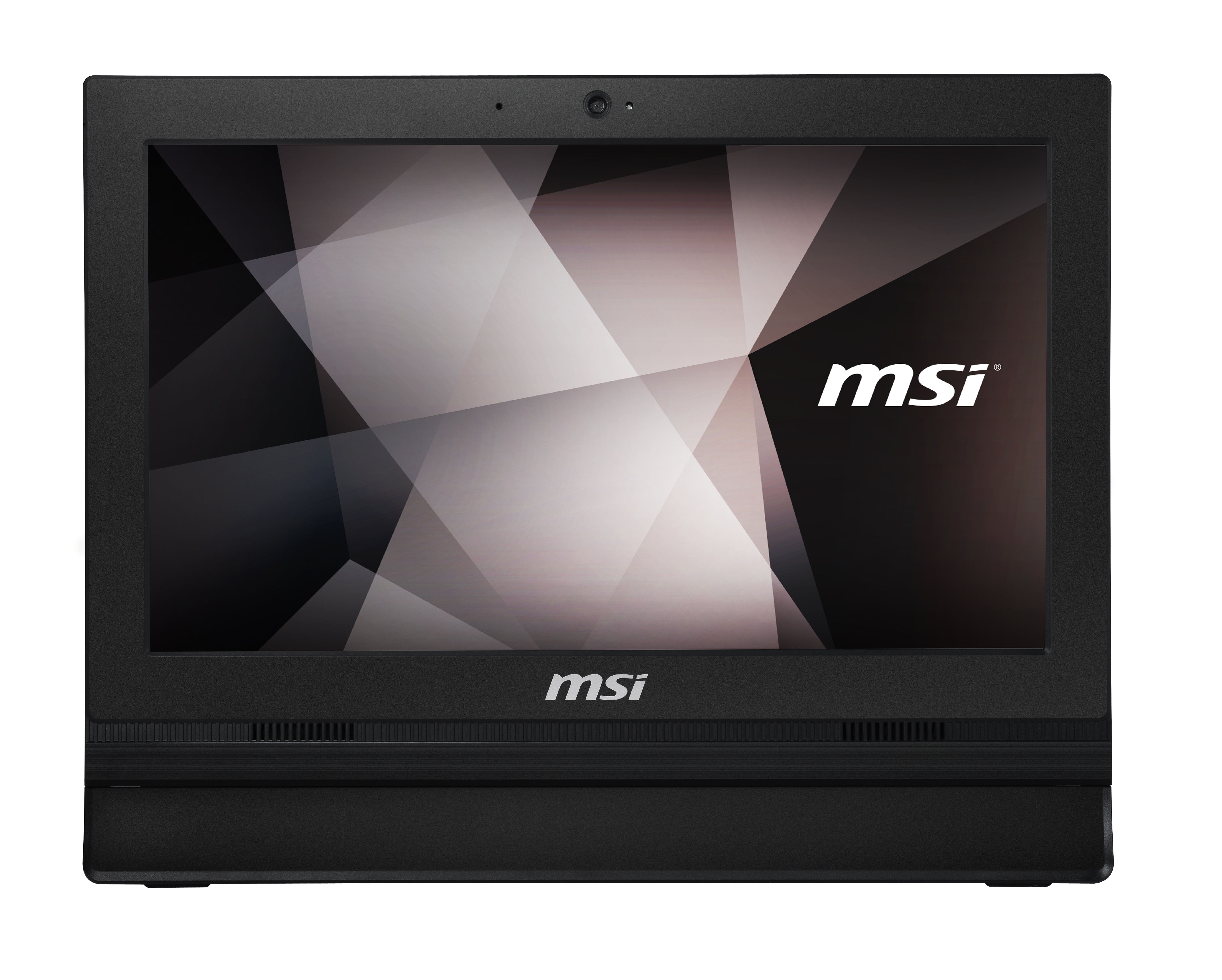 MSI Pro 16T 10M-228XDE Intel® Celeron® 5205U 39,6 cm (15.6") 1366 x 768 pixel Berøringsskærm All-in-One PC 4 GB DDR4-SDRAM 250 GB SSD Wi-Fi 5 (802.11ac) Sort
