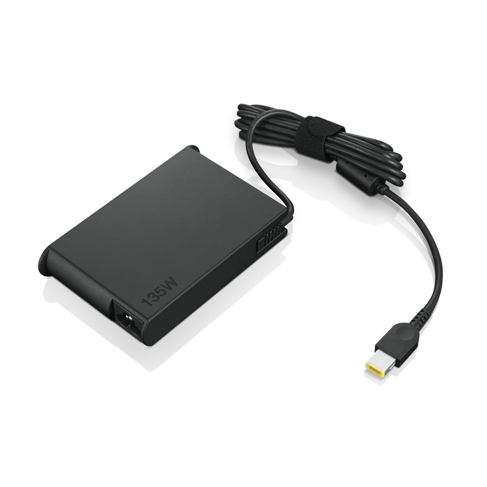 Lenovo 4X20Q88544 strømadapter og vekselret Indendørs 135 W Sort