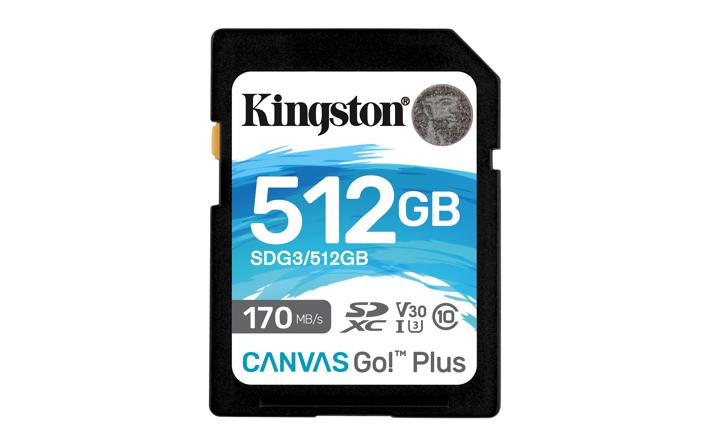 Kingston Technology Canvas Go! Plus 512 GB SDXC Canvas Go Plus 170R C10 UHS-I U3 V30