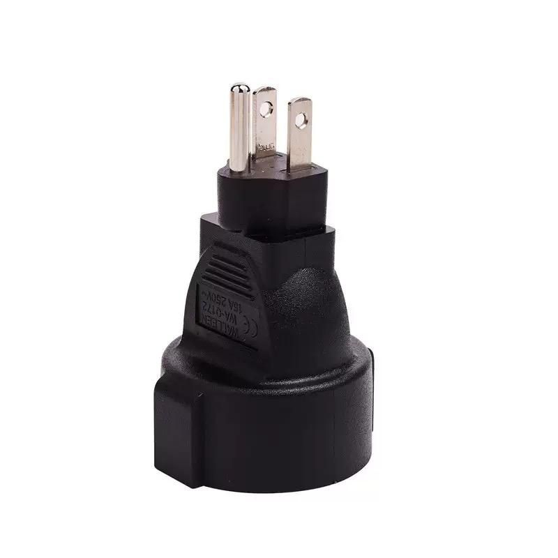 Microconnect PETRAVEL3 strømstik adapter Type B Type F Sort