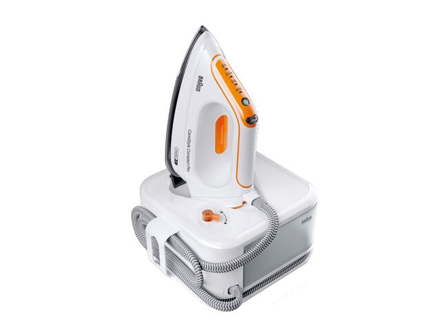 Braun CareStyle Compact Pro IS2561WH 2400 W 1,5 L EloxalPlus soleplate Orange, Hvid